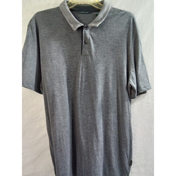Perry Ellis Mens Large Gray Polo Shirt - Picture 5 of 11